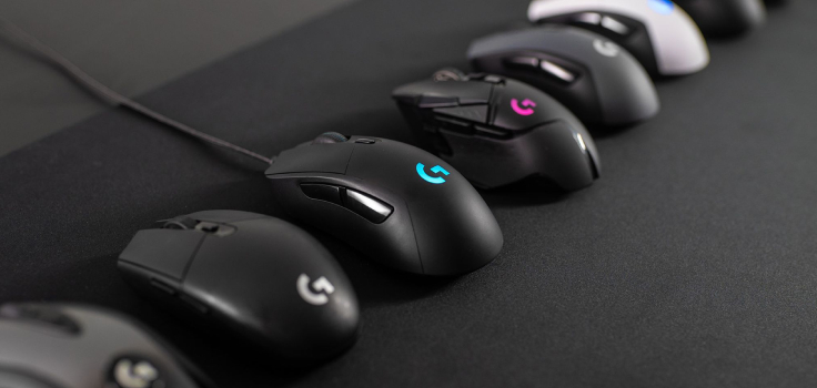Разные игровые мышки от Logitech