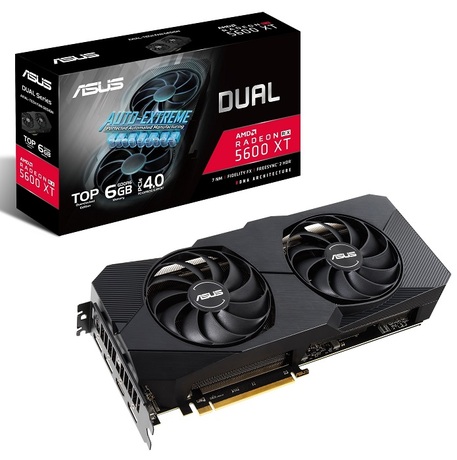 Купить Видеокарта AMD Radeon RX 5600 Asus DUAL-RX5600XT-T6G-EVO (90YV0EJ1-M0NA00) в ДНР по лучшей цене, Отзывы, Характеристики, Фото, Наличие. Фото 1