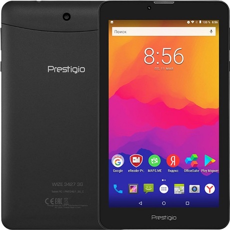 Купить Планшет 7" Prestigio Wize 3427 3G C 1/8Гб Black (PMT3427_3G_C_CIS) в ДНР по лучшей цене, Отзывы, Характеристики, Фото, Наличие. Фото 1