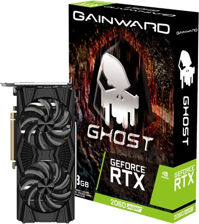 Купить Видеокарта nVidia RTX 2060 SUPER Gainward GeForce RTX 2060 SUPER GHOST (NE6206S018P2-1160X-1) в ДНР по лучшей цене, Отзывы, Характеристики, Фото, Наличие. Фото 1