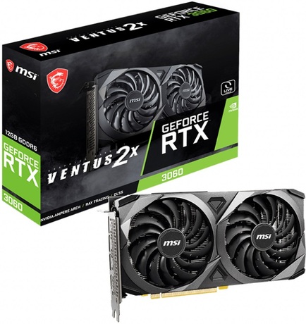 Купить Видеокарта nVidia RTX 3060 MSI RTX 3060 VENTUS 2X в ДНР по лучшей цене, Отзывы, Характеристики, Фото, Наличие. Фото 1