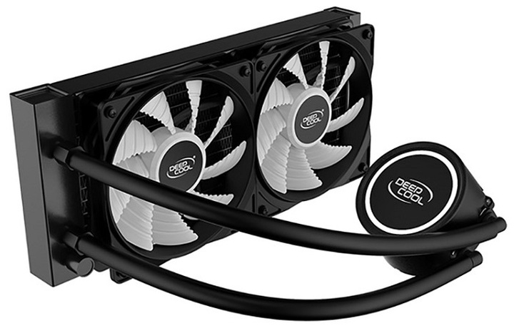 Купить Система жидкостного охлаждения DeepCool GAMMAXX L240T WHITE (DP-H12RF-GL240TW) в ДНР по лучшей цене, Отзывы, Характеристики, Фото, Наличие. Фото 1