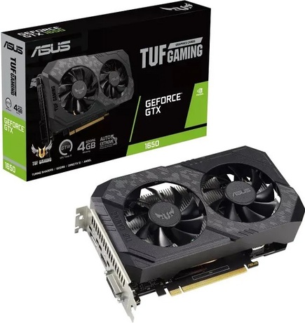 Купить Видеокарта nVidia GTX 1650 Asus TUF-GTX1650-4GD6-P-V2-GAMING (90YV0GX3-M0NA00) в ДНР по лучшей цене, Отзывы, Характеристики, Фото, Наличие. Фото 1