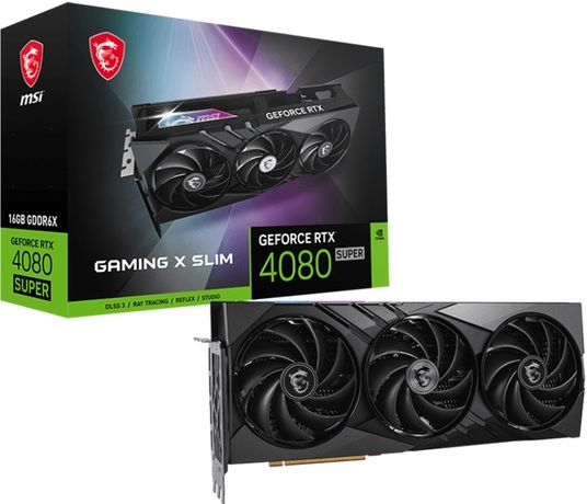 Купить Видеокарта nVidia RTX 4080 SUPER MSI RTX 4080 SUPER 16G GAMING X SLIM в ДНР по лучшей цене, Отзывы, Характеристики, Фото, Наличие. Фото 1