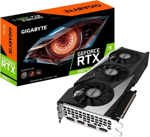 Купить Видеокарта nVidia RTX 3060Ti Gigabyte GAMING OC-8GD (GV-N306TGAMING OC-8GD) в ДНР по лучшей цене, Отзывы, Характеристики, Фото, Наличие. Фото 1