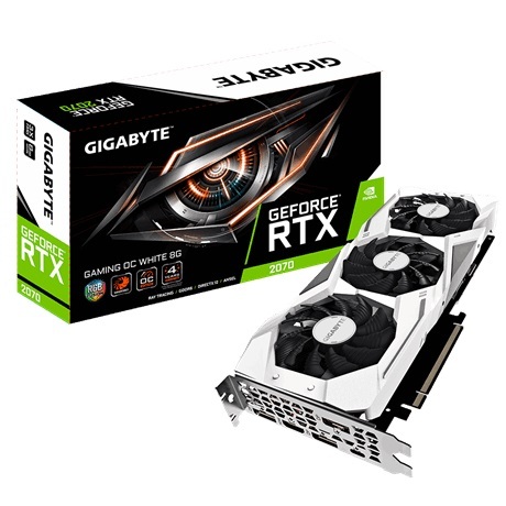 Купить Видеокарта nVidia RTX 2070 Gigabyte GV-N2070GAMINGOC WHITE-8GC в ДНР по лучшей цене, Отзывы, Характеристики, Фото, Наличие. Фото 1