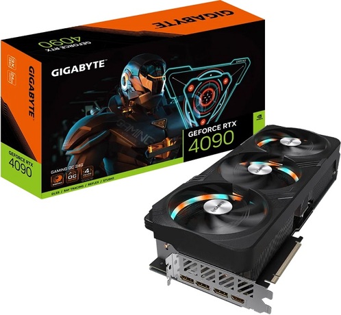 Купить Видеокарта nVidia RTX 4090 Gigabyte GV-N4090GAMING OC-24GD в ДНР по лучшей цене, Отзывы, Характеристики, Фото, Наличие. Фото 1