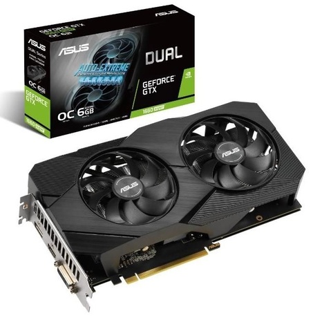 Купить Видеокарта nVidia GTX 1660 SUPER Asus DUAL-GTX1660S-O6G-EVO (90YV0DS3-M0NA00) в ДНР по лучшей цене, Отзывы, Характеристики, Фото, Наличие. Фото 1