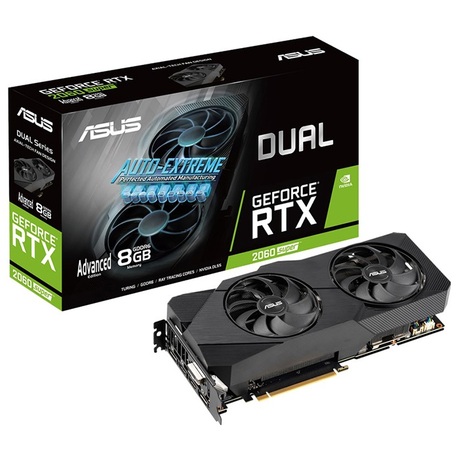 Купить Видеокарта nVidia RTX 2060 SUPER Asus DUAL-RTX2060S-A8G-EVO-V2 (90YV0DZ1-M0NA00) в ДНР по лучшей цене, Отзывы, Характеристики, Фото, Наличие. Фото 1