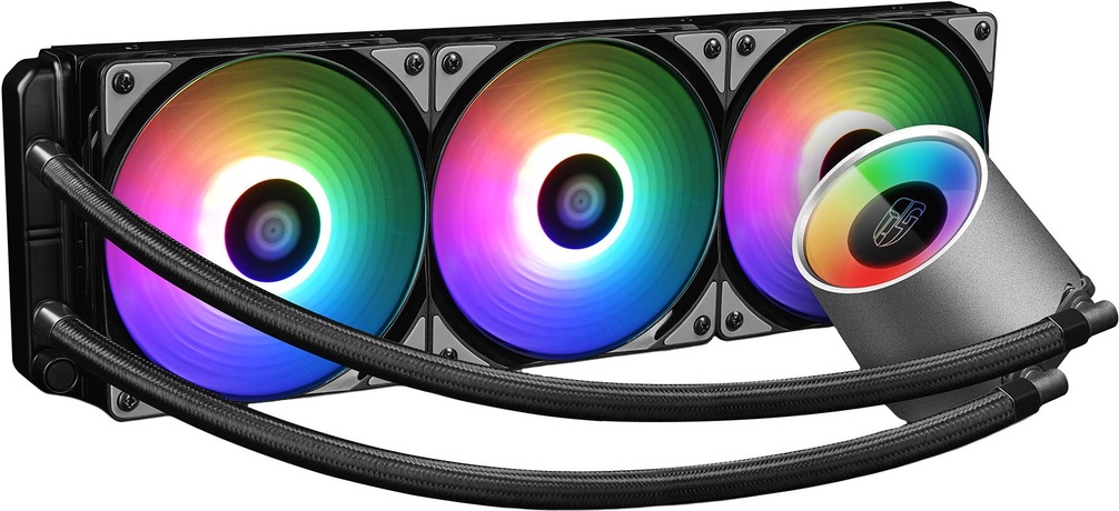 Купить Система жидкостного охлаждения DeepCool Gamer Storm CASTLE 360RGB V2 (DP-GS-H12AR-CSL360V2) в ДНР по лучшей цене, Отзывы, Характеристики, Фото, Наличие. Фото 1