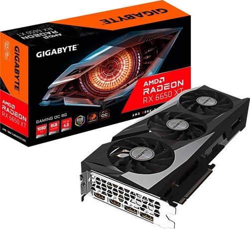 Купить Видеокарта AMD Radeon RX 6650 XT Gigabyte GV-R665XTGAMING OC-8GD в ДНР по лучшей цене, Отзывы, Характеристики, Фото, Наличие. Фото 1