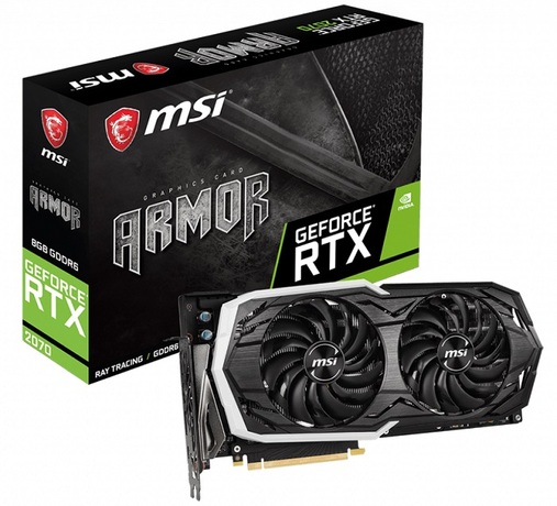 Купить Видеокарта nVidia RTX 2070 MSI RTX 2070 ARMOR 8G в ДНР по лучшей цене, Отзывы, Характеристики, Фото, Наличие. Фото 1