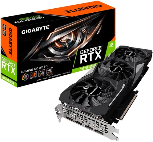 Купить Видеокарта nVidia RTX 2070 SUPER Gigabyte GAMING OC 3X 8G (GV-N207SGAMING OC-8GD) в ДНР по лучшей цене, Отзывы, Характеристики, Фото, Наличие. Фото 1