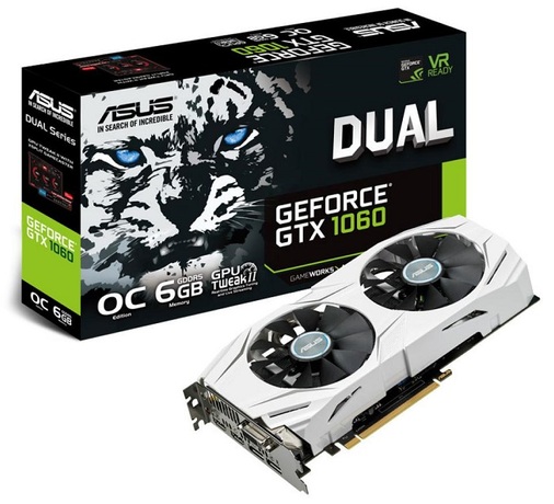 Купить Видеокарта nVidia GTX 1060 Asus DUAL-GTX1060-O6G (90YV09X0-M0NA00) в ДНР по лучшей цене, Отзывы, Характеристики, Фото, Наличие. Фото 1