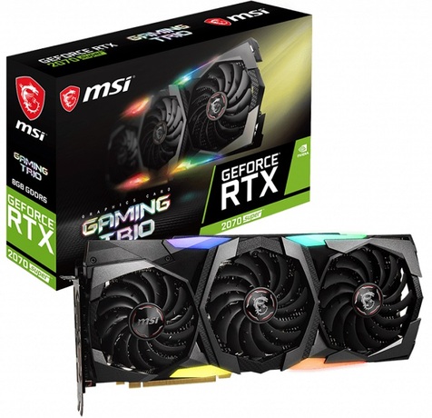 Купить Видеокарта nVidia RTX 2070 SUPER MSI RTX 2070 SUPER GAMING TRIO в ДНР по лучшей цене, Отзывы, Характеристики, Фото, Наличие. Фото 1