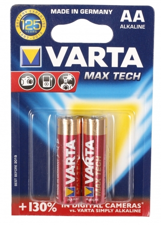 Купить Батарейка AA Varta MAX TECH (4706101412) в ДНР по лучшей цене, Отзывы, Характеристики, Фото, Наличие. Фото 1