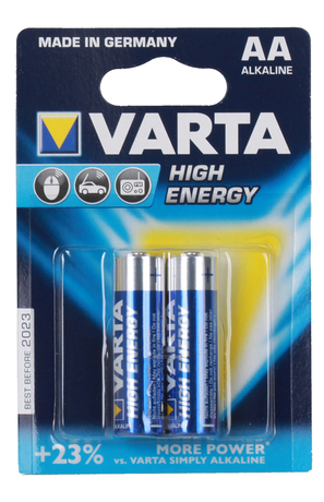 Купить Батарейка AA Varta HIGH ENERGY (4906113412) в ДНР по лучшей цене, Отзывы, Характеристики, Фото, Наличие. Фото 1