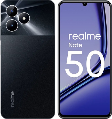 Купить Смартфон Realme Note 50 3/64Гб Black (RMX3834) в ДНР по лучшей цене, Отзывы, Характеристики, Фото, Наличие. Фото 1