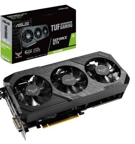 Купить Видеокарта nVidia GTX 1660 SUPER Asus TUF 3-GTX1660S-O6G-GAMING (90YV0DS0-M0NA00) в ДНР по лучшей цене, Отзывы, Характеристики, Фото, Наличие. Фото 1