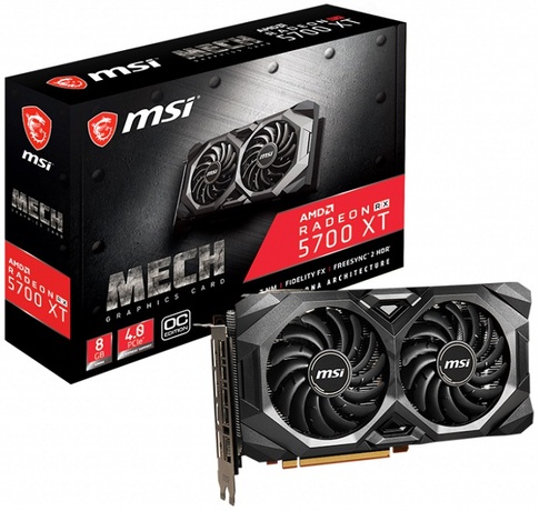 Купить Видеокарта AMD Radeon RX 5700 XT MSI RX 5700 XT MECH OC в ДНР по лучшей цене, Отзывы, Характеристики, Фото, Наличие. Фото 1