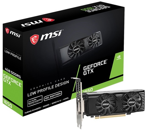 Купить Видеокарта nVidia GTX 1650 MSI GTX 1650 4GT LP OC в ДНР по лучшей цене, Отзывы, Характеристики, Фото, Наличие. Фото 1