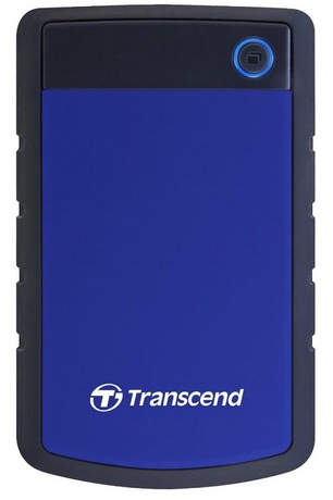 Купить Внешний HDD 1 Тб Transcend StoreJet 25H3B (TS1TSJ25H3B) в ДНР по лучшей цене, Отзывы, Характеристики, Фото, Наличие. Фото 1