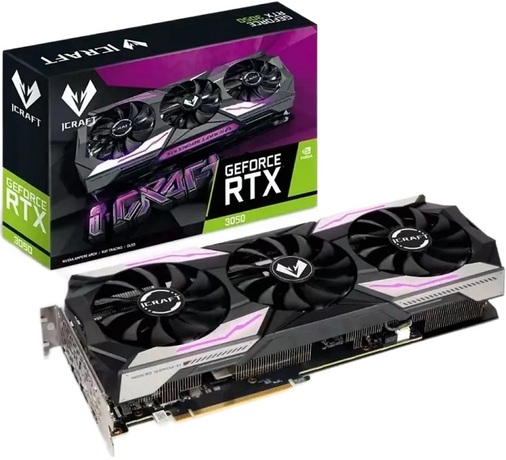 Купить Видеокарта nVidia RTX 3050 MAXSUN RTX3050 iCraft 8G S0 в ДНР по лучшей цене, Отзывы, Характеристики, Фото, Наличие. Фото 1