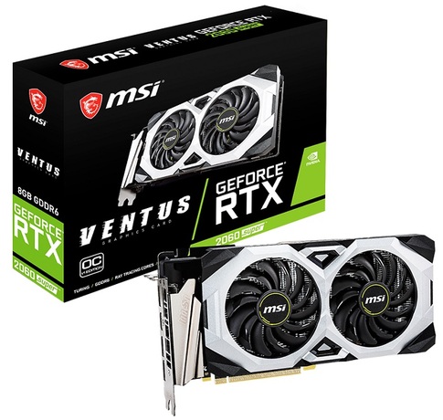 Купить Видеокарта nVidia RTX 2060 SUPER MSI RTX 2060 SUPER VENTUS OCV1 в ДНР по лучшей цене, Отзывы, Характеристики, Фото, Наличие. Фото 1