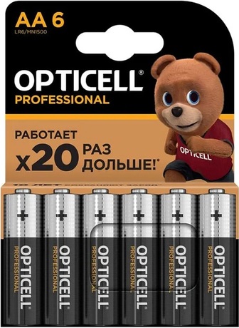 Купить Батарейка AA OPTICELL Professional (5052003) в ДНР по лучшей цене, Отзывы, Характеристики, Фото, Наличие. Фото 1