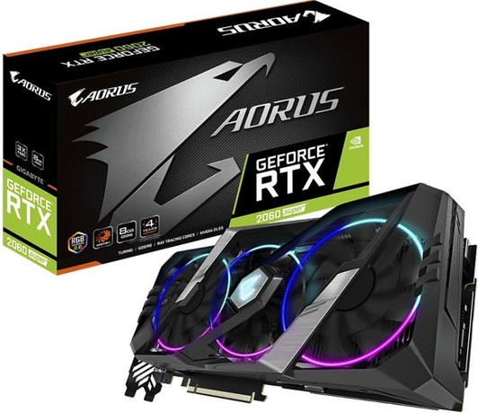 Купить Видеокарта nVidia RTX 2060 SUPER Gigabyte GV-N206SAORUS-8GC в ДНР по лучшей цене, Отзывы, Характеристики, Фото, Наличие. Фото 1