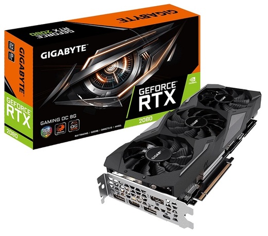 Купить Видеокарта nVidia RTX 2080 Gigabyte GV-N2080GAMING OC-8GC в ДНР по лучшей цене, Отзывы, Характеристики, Фото, Наличие. Фото 1