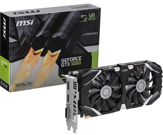 Купить Видеокарта nVidia GTX 1060 MSI GTX 1060 6GT OCV1 в ДНР по лучшей цене, Отзывы, Характеристики, Фото, Наличие. Фото 1