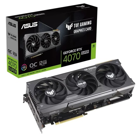 Купить Видеокарта nVidia RTX 4070 SUPER Asus TUF-RTX4070S-O12G-GAMING (90YV0K80-M0NA00) в ДНР по лучшей цене, Отзывы, Характеристики, Фото, Наличие. Фото 1