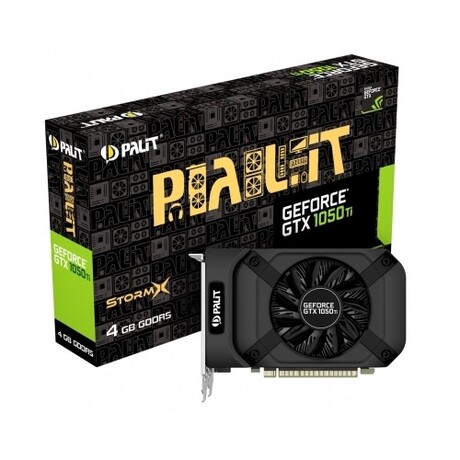 Купить Видеокарта nVidia GTX 1050Ti Palit PA-GTX1050Ti StormX 4G (NE5105T018G1-1070F) в ДНР по лучшей цене, Отзывы, Характеристики, Фото, Наличие. Фото 1