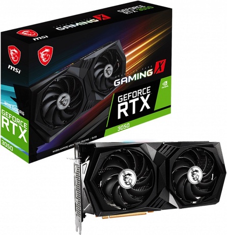 Купить Видеокарта nVidia RTX 3050 MSI RTX 3050 GAMING X 8G в ДНР по лучшей цене, Отзывы, Характеристики, Фото, Наличие. Фото 1