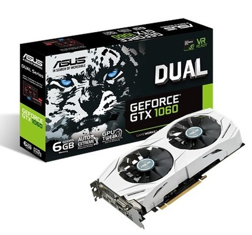 Купить Видеокарта nVidia GTX 1060 Asus DUAL-GTX1060-6G (90YV09X4-M0NA00) в ДНР по лучшей цене, Отзывы, Характеристики, Фото, Наличие. Фото 1