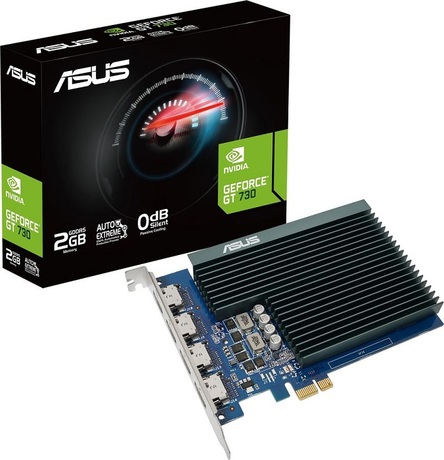 Купить Видеокарта nVidia GT 730 Asus GT730-4H-SL-2GD5 (90YV0H20-M0NA00) в ДНР по лучшей цене, Отзывы, Характеристики, Фото, Наличие. Фото 1