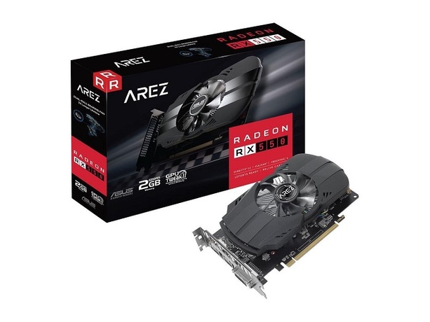 Купить Видеокарта AMD Radeon RX 550 Asus AREZ-PH-RX550-2G (90YV0AG6-M0NA00) в ДНР по лучшей цене, Отзывы, Характеристики, Фото, Наличие. Фото 1