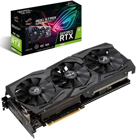 Купить Видеокарта nVidia RTX 2060 Asus ROG-STRIX-RTX2060-O6G-GAMING (90YV0CI0-M0NA00) в ДНР по лучшей цене, Отзывы, Характеристики, Фото, Наличие. Фото 1