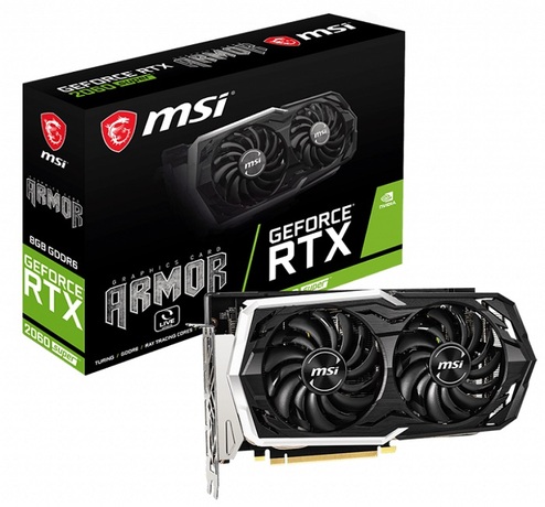 Купить Видеокарта nVidia RTX 2060 SUPER MSI RTX 2060 SUPER ARMOR в ДНР по лучшей цене, Отзывы, Характеристики, Фото, Наличие. Фото 1