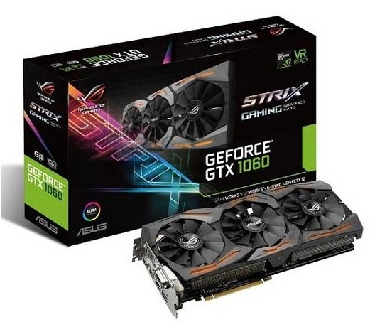 Купить Видеокарта nVidia GTX 1060 Asus STRIX-GTX1060-6G-GAMING (90YV09Q1-M0NA00) в ДНР по лучшей цене, Отзывы, Характеристики, Фото, Наличие. Фото 1