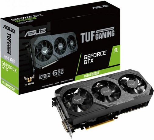 Купить Видеокарта nVidia GTX 1660 SUPER Asus TUF 3-GTX1660S-A6G-GAMING (90YV0DS1-M0NA00) в ДНР по лучшей цене, Отзывы, Характеристики, Фото, Наличие. Фото 1