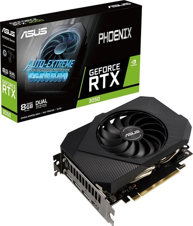 Купить Видеокарта nVidia RTX 3050 Asus PH-RTX3050-8G (90YV0HH2-M0NA00) в ДНР по лучшей цене, Отзывы, Характеристики, Фото, Наличие. Фото 1