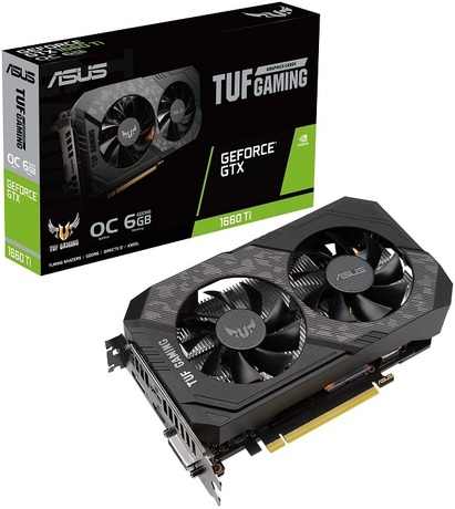 Купить Видеокарта nVidia GTX 1660Ti Asus TUF-GTX1660TI-O6G-EVO-GAMING (90YV0CT7-M0NA00) в ДНР по лучшей цене, Отзывы, Характеристики, Фото, Наличие. Фото 1