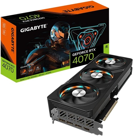 Купить Видеокарта nVidia RTX 4070 Gigabyte GV-N4070GAMING OC-12GD в ДНР по лучшей цене, Отзывы, Характеристики, Фото, Наличие. Фото 1