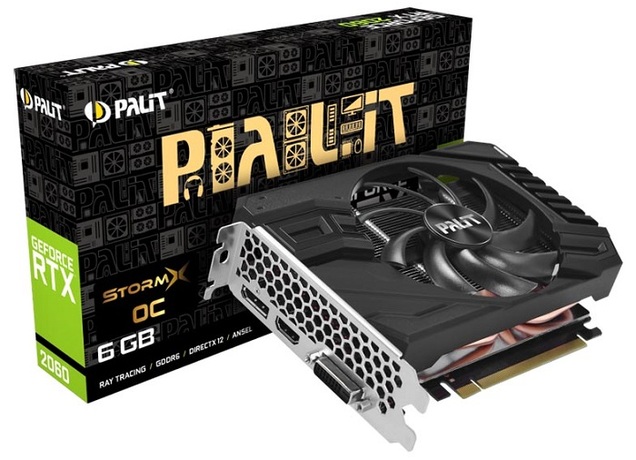 Купить Видеокарта nVidia RTX 2060 Palit PA-GTX2060 StormX OC 6G (NE62060S18J9-161F) в ДНР по лучшей цене, Отзывы, Характеристики, Фото, Наличие. Фото 1