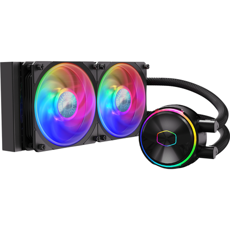 Купить Система охлаждения Cooler Master MasterLiquid PL240 Flux (MLY-D24M-A23PZ-R1) в ДНР по лучшей цене, Отзывы, Характеристики, Фото, Наличие. Фото 1