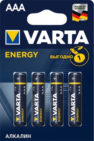 Купить Батарейка AAA Varta ENERGY (04103213414) в ДНР по лучшей цене, Отзывы, Характеристики, Фото, Наличие. Фото 1