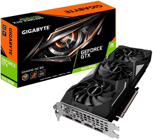 Купить Видеокарта nVidia GTX 1660 SUPER Gigabyte GV-N166SGAMING OC-6GD в ДНР по лучшей цене, Отзывы, Характеристики, Фото, Наличие. Фото 1