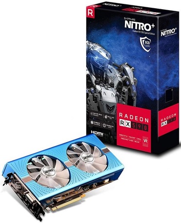 Купить Видеокарта AMD Radeon RX 590 Sapphire NITRO+ (11289-01-20G) в ДНР по лучшей цене, Отзывы, Характеристики, Фото, Наличие. Фото 1